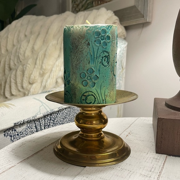brass candle holder